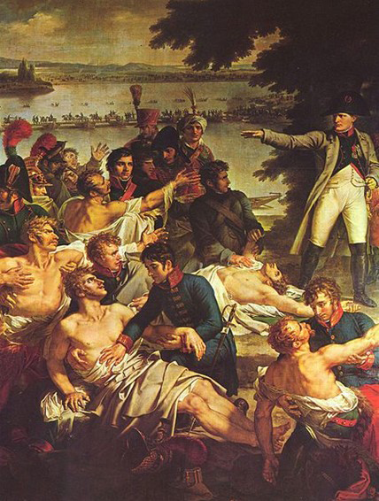 Napoleons Ruckkehr auf die Insel Lobau am 23. Mai 1809